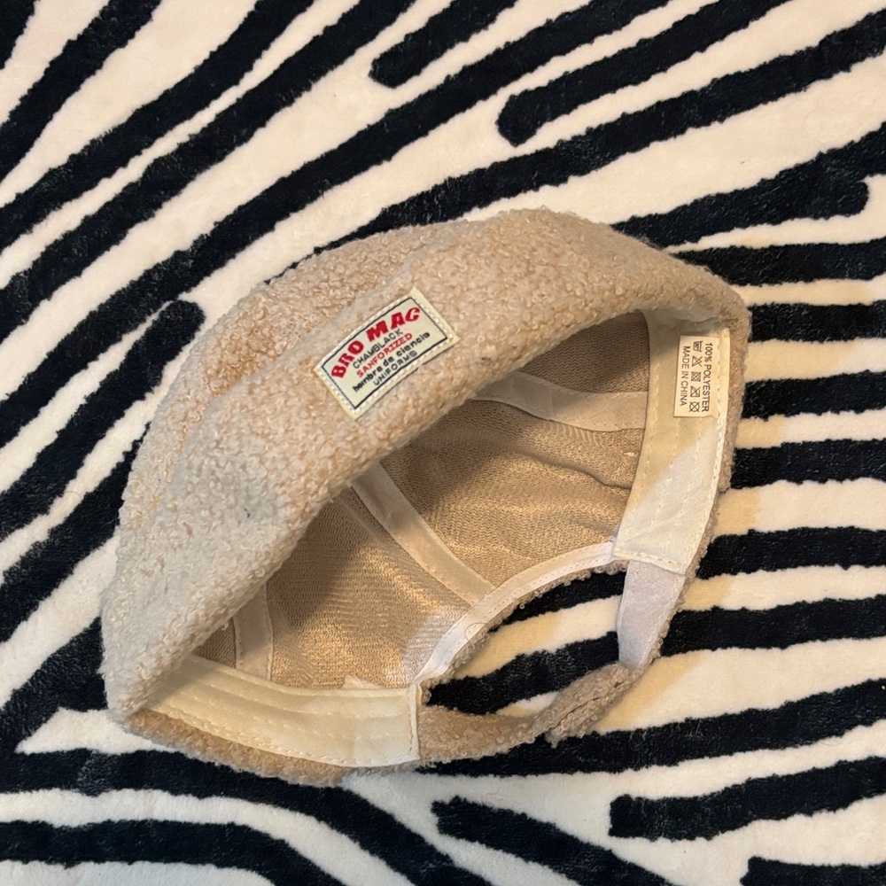 Bro Mac Beige Textured Hat